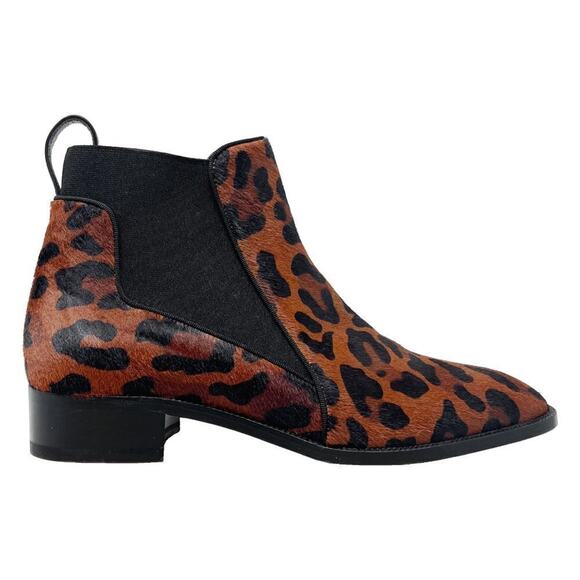 Christian Louboutin Marnmada 40 Chelsea Calf Hair Leopard Boots- Size 38.5 - Picture 3 of 10